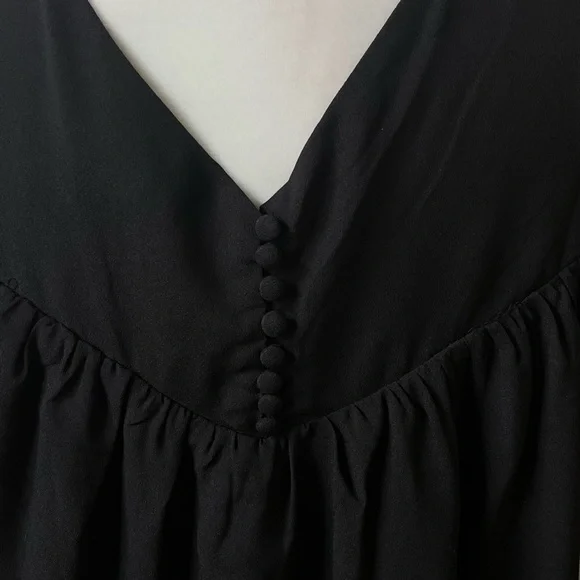 Miss Me Black Sleeveless Blouse Size M - Picture 4 of 7